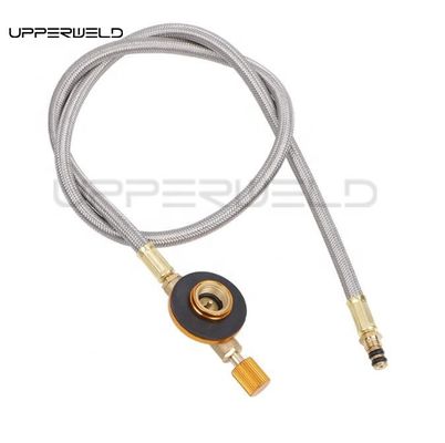 Adaptador de antorcha de calefacción para acampar al aire libre para el alambre de conexión de la válvula de control del tanque plano superior