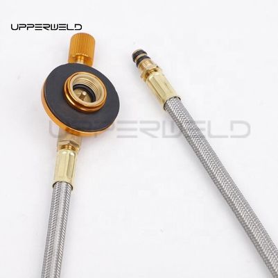 Adaptador de antorcha de calefacción para acampar al aire libre para el alambre de conexión de la válvula de control del tanque plano superior