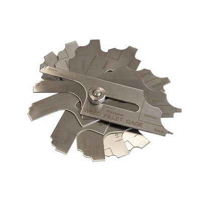 Medidor de soldadura de acero inoxidable MG-11 para medir con precisión la altura de la perla y la brecha de la costura