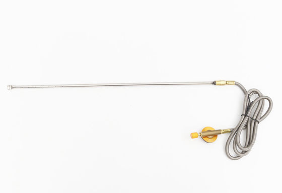 manguera de adaptador de gas de acero inoxidable para cocina de barbacoa arrancador de fuego de campamento estufa válvula de reabastecimiento de gas