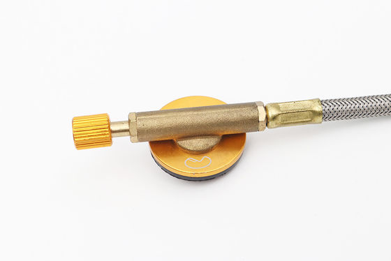 manguera de adaptador de gas de acero inoxidable para cocina de barbacoa arrancador de fuego de campamento estufa válvula de reabastecimiento de gas
