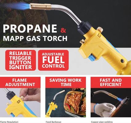 Compacto 27.5*10*3.6 Mesas Propano MAPP Lámpara de soldadura con gas para soldadura de calentamiento de brasado