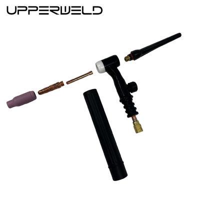 Tipo de gas Soldadura Tig Antorcha/cuerpo de antorcha negro para soldadura profesional UPERWELD WP17FV