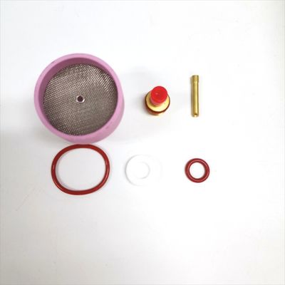 Torcha de soldadura 53NACN WP9 20 Kit de boquilla de cerámica Lente de gas Cuña de recolección para consumibles Tig