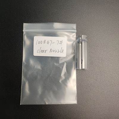 Diámetro de la boquilla de vidrio transparente 11 mm UPPERWELD 10NQ47-7 para accesorios de antorchas de soldadura Tig