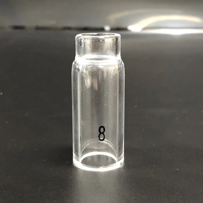 Apoyo OEM UPPERWELD 10NQ-6 7 8 Boquilla de vidrio transparente Tig Accesorios para la antorcha de soldadura Tig