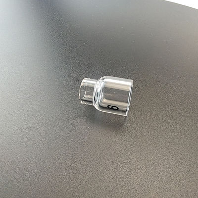 Apoyo OEM UPPERWELD 13NQ10-6 Boquilla de vidrio transparente Tig Accesorios para antorcha de soldadura
