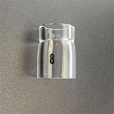 UPPERWELD 13NQ10-6 7 8 Boquilla de vidrio transparente perfecta para una antorcha de soldadura de tig profesional