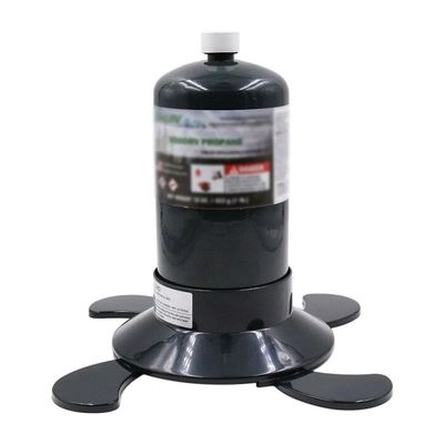 Base del cilindro de gas de propano Estabilizador de la lata de combustible plegable para la antorcha de calefacción