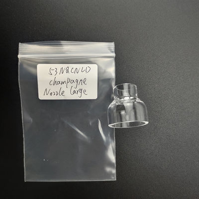 Copas de cuarzo transparentes para soldadura de precisión Tig WORLD 53NQCNLD Champagne Vidrio transparente