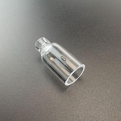Boquilla de vidrio transparente y vasos de cuarzo UPPERWELD 54NQ16-6 para la precisión de la antorcha de soldadura Tig