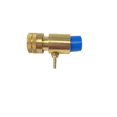 1-20 dientes hilo de la mano izquierda superior de latón sólido regulador de oxígeno del tanque N.W. 223.6g