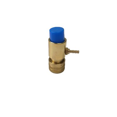 1-20 dientes hilo de la mano izquierda superior de latón sólido regulador de oxígeno del tanque N.W. 223.6g