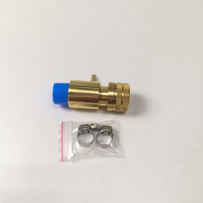 1-20 dientes hilo de la mano izquierda superior de latón sólido regulador de oxígeno del tanque N.W. 223.6g