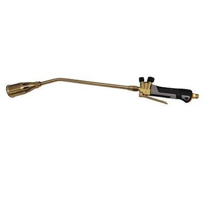 Diseño portátil quemador de hierbas de bronce superior antorcha de calefacción extraíble en ambos extremos 1.488kg