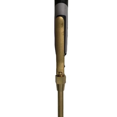 Diseño portátil quemador de hierbas de bronce superior antorcha de calefacción extraíble en ambos extremos 1.488kg