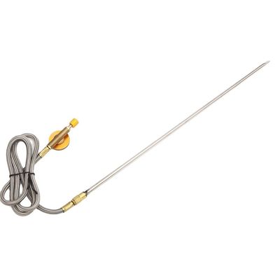 Antorcha de gas telescópica para acampar al aire libre barbacoa senderismo viajar cobre acero inoxidable