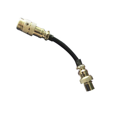 Adaptadores de alambre HF de 5 pines negros personalizados de hombre a hombre