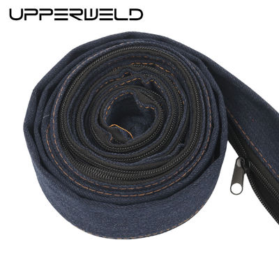 Protector de estilo chaqueta de cremallera de vaquero para antorcha de arco de gas