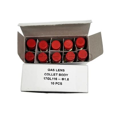 17GL116 Lentes de gas 10N23S 10N25S Cuña de recogida de consumibles de soldadura para trabajos de soldadura