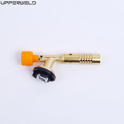 BBQ Blowtorch Butano Gas Soldadura antorcha Arma de llama Cabeza de antorcha de latón con soporte OEM
