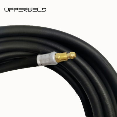 Cable de alimentación manguera de goma refrigerada por aire TIG Consumibles de soldadura para WP17 antorcha en negro