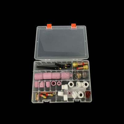 OEM Linterna de soldadura 66PCS TIG Accesorios Jumbo Boquilla de cerámica Lente de gas TIG Repuestos