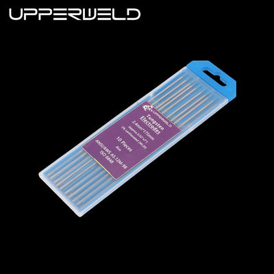 Varilla de tungsteno WL20 Azul 2% Lanthanated TIG 1/16 3/32 1/8 pulgadas x 7 para soporte personalizado