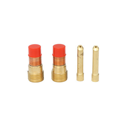 Lente de gas de soldadura superior de oro 4GL116 y kit de collar de cuña 4C116GS para antorcha de soldadura WP17 18 26