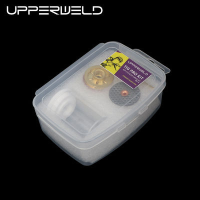 WP17 18 26 Tig Accesorios de antorchas de soldadura Kit de boquilla de vidrio de lado recto para Tig