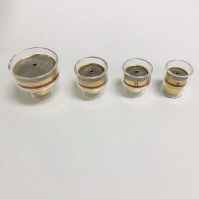 WP17/18/26 TIG Luces de soldadura piezas de repuesto boquilla de cuarzo clara 16 para la eficiencia