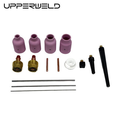 Saldadura superior 14PCS TIG Accesorios de antorchas de soldadura Boquilla de cerámica para WP-9/20 Saldadura superior
