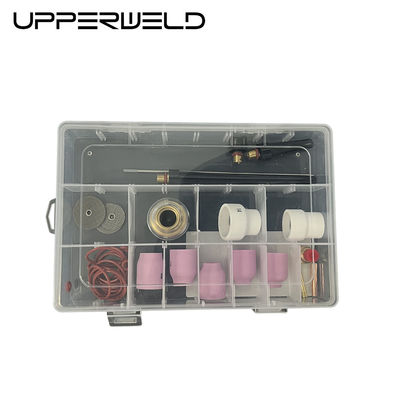 27PCS TIG Accesorios de antorchas de soldadura para WP-9/20 Inclusión de una boquilla cerámica de 2,4 mm de diámetro