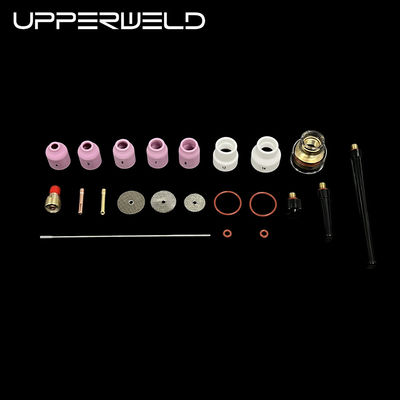 27PCS TIG Accesorios de antorchas de soldadura para WP-9/20 Inclusión de una boquilla cerámica de 2,4 mm de diámetro