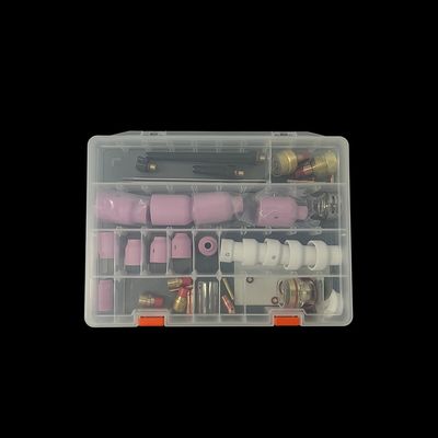 57PCS TIG Accesorios de antorchas de soldadura Boquilla cerámica grande TIG piezas de repuesto en rosa