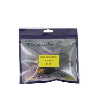 10-25 Hombre 100A-200A Conector de cable de soldadura de cobre de tipo europeo para máquina de soldadura