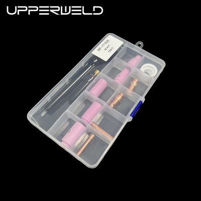 Accesorios de antorchas de soldadura TIG de color rosa 16PCS para boquillas cerámicas de larga duración de la serie 13N