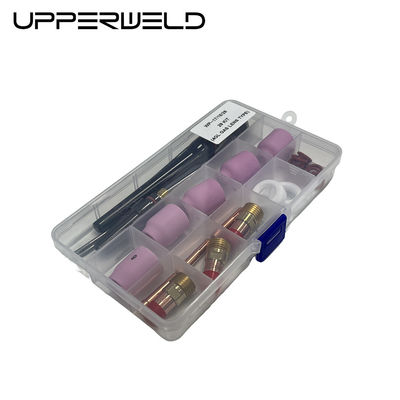 Lograr soldaduras TIG perfectas con UPPERWELD 29PCS accesorios de antorchas de soldadura TIG y lentes de gas