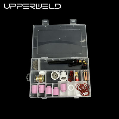 Accesorios para antorchas de soldadura TIG Aluminio y boquilla transparente para piezas de repuesto TIG de 30 PCS