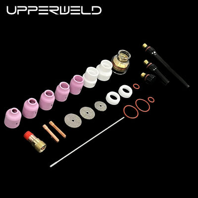 Accesorios para antorchas de soldadura TIG Aluminio y boquilla transparente para piezas de repuesto TIG de 30 PCS