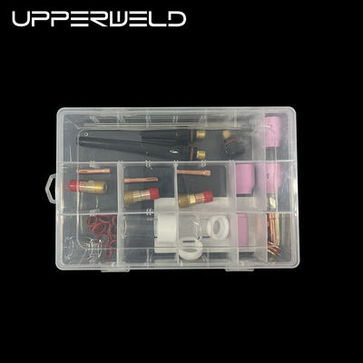 53N Cerámica y boquilla transparente TIG Piezas de repuesto 38PCS TIG Accesorios de antorchas de soldadura