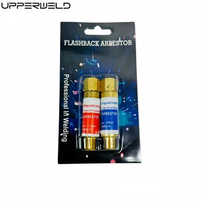 Arrestador de retroceso avanzado de oxígeno y acetileno para accesorios de soldadura de alto flujo