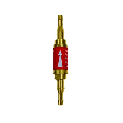 Diseño de la presión de trabajo de la antorcha con retención de retroceso de gas de acetileno para 1,5 bar y 10 bar