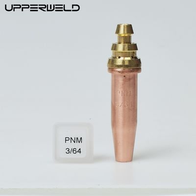 Boquilla de corte de gas estándar estadounidense PNM 3/64 para antorcha de tamaño de acetileno de oxígeno de propano