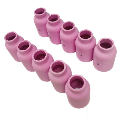TIG Lente de gas Boquilla de aluminio Boquilla de copa de cerámica para SR WP 17 18 26 9 20 antorcha de soldadura