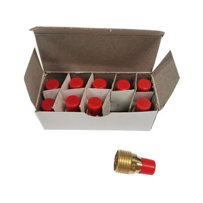 TIG Lente de gas Boquilla de aluminio Boquilla de copa de cerámica para SR WP 17 18 26 9 20 antorcha de soldadura