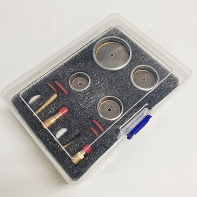 Accesorios de soldadura TIG 26pc Kit Lente de gas para WP9 20 WP 17 18 26 TIG Boquilla de champán clara