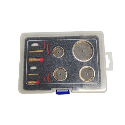 Kit de boquilla transparente de soporte de vidrio cerámico personalizado para soldadura TIG WP 9/20/17/18/26