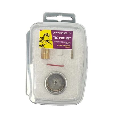 Kit de boquilla transparente de soporte de vidrio cerámico personalizado para soldadura TIG WP 9/20/17/18/26