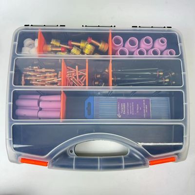 Conjunto avanzado de antorchas de soldadura TIG con copa de cerámica y boquilla transparente 17 18 26 74 kits
